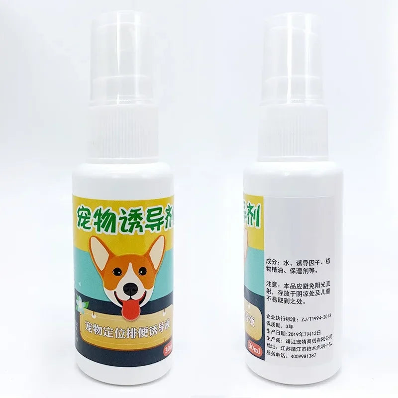 Dogs Pee Training Spray 30ml Inducer Pet Toilet Positioning Defecation Puppy Potty Spray Urinate Aids Useful Supplies