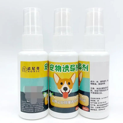 Dogs Pee Training Spray 30ml Inducer Pet Toilet Positioning Defecation Puppy Potty Spray Urinate Aids Useful Supplies